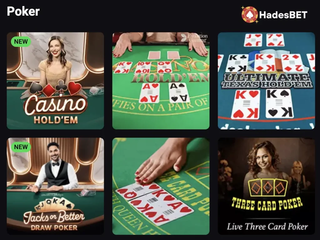 hadesbet poker